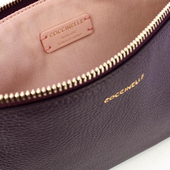 Coccinelle Pochette Best Soft Prune - 5