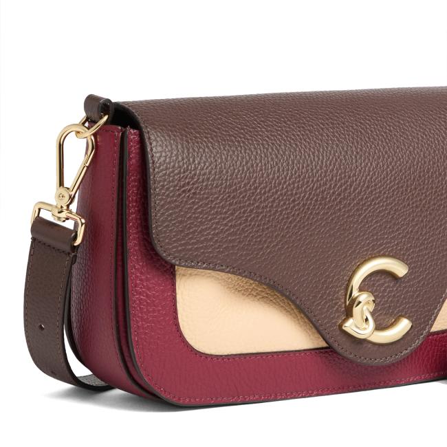 Coccinelle Borsa a tracolla C-Me Tricolor Ribes Brunette Betulla - 3