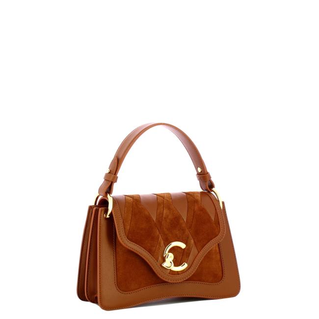 Coccinelle Borsa a mano C-Me Patch Small Cognac - 2