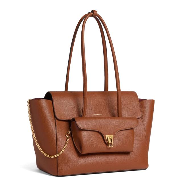 Coccinelle Borsa a spalla Double Beat Cognac - 2