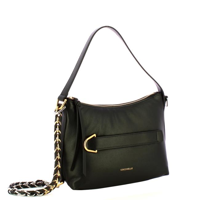 Coccinelle Tracolla Gretel Puffy Small Noir Noir - 2