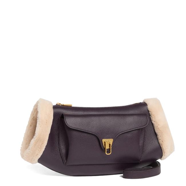 Coccinelle Borsa a tracolla Beat Artic Prune Natural - 2