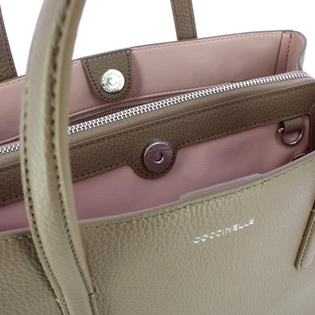 Coccinelle Borsa a mano Swap Warm Taupe - 5