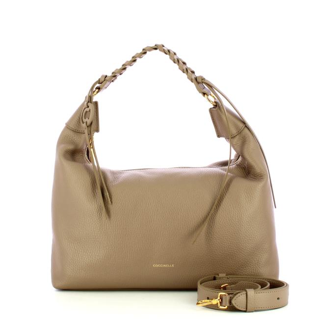 Coccinelle Hobo bag Rhea Warm Taupe - 4