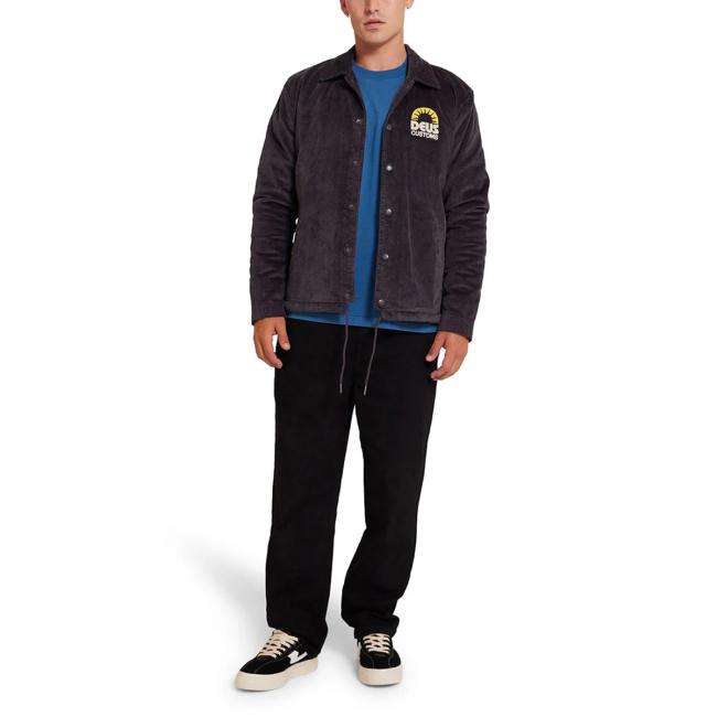 Deus Ex Machina Giacca Stokes Coach Anthracite - 4