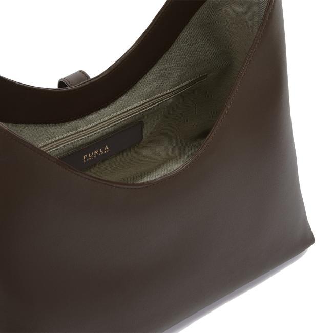 Furla Borsa a spalla Goccia M Cioccolato - 4