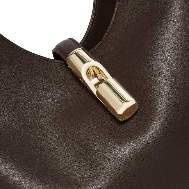 Furla Borsa a spalla Goccia M Cioccolato - 5
