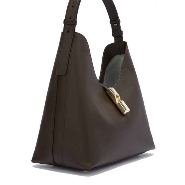Furla Borsa a spalla Goccia M Cioccolato - 6