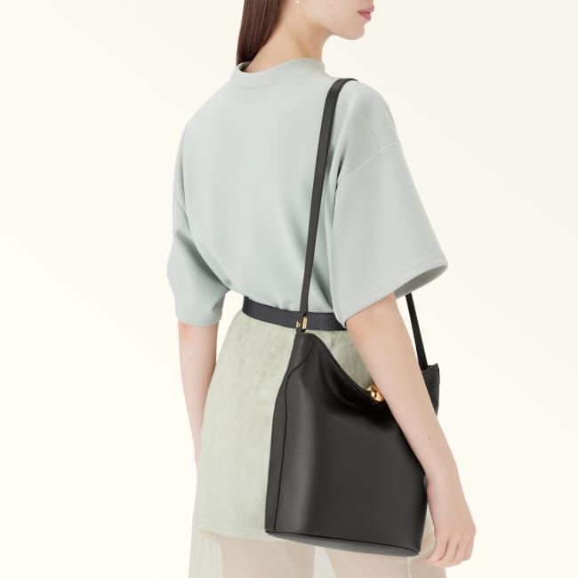 Furla Secchiello Sfera Soft Nero - 7