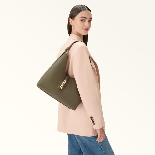 Furla Borsa a spalla Goccia M Sage - 6