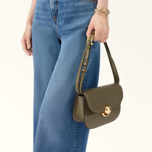 Furla Mini Borsa a bandoliera Sfera Round Sage - 7
