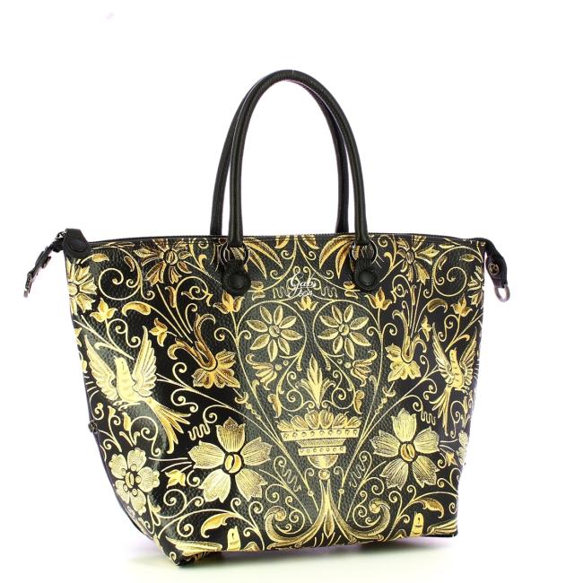 Gabs Borsa G3 Plus L Trip Pelle Bull Black Versailles - 2