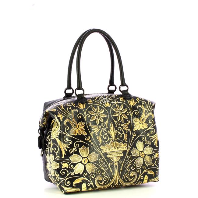 Gabs Borsa G3 Plus L Trip Pelle Bull Black Versailles - 5