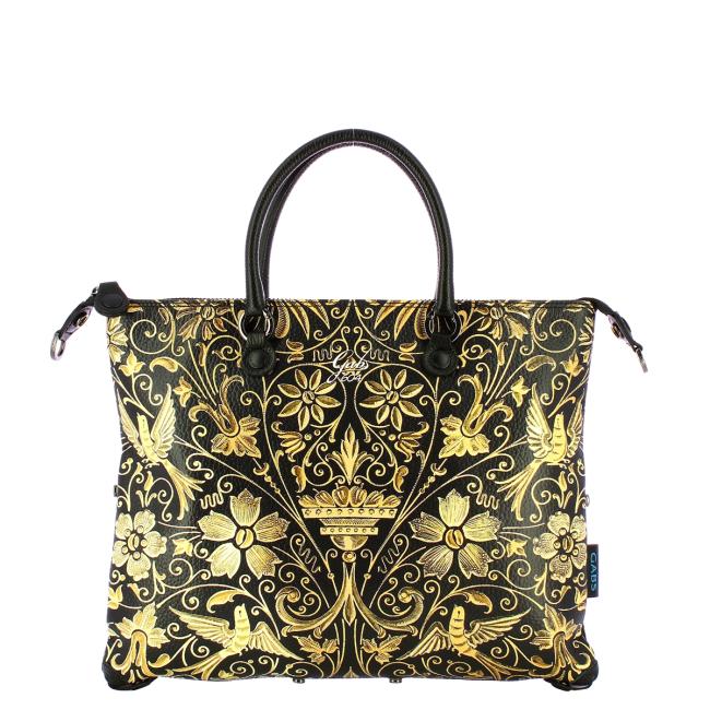 Gabs Borsa G3 Plus M Trip Pelle Bull Black Versailles - 1