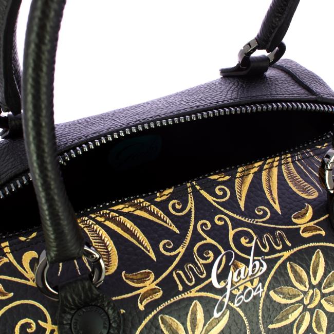 Gabs Borsa G3 Plus M Trip Pelle Bull Black Versailles - 5