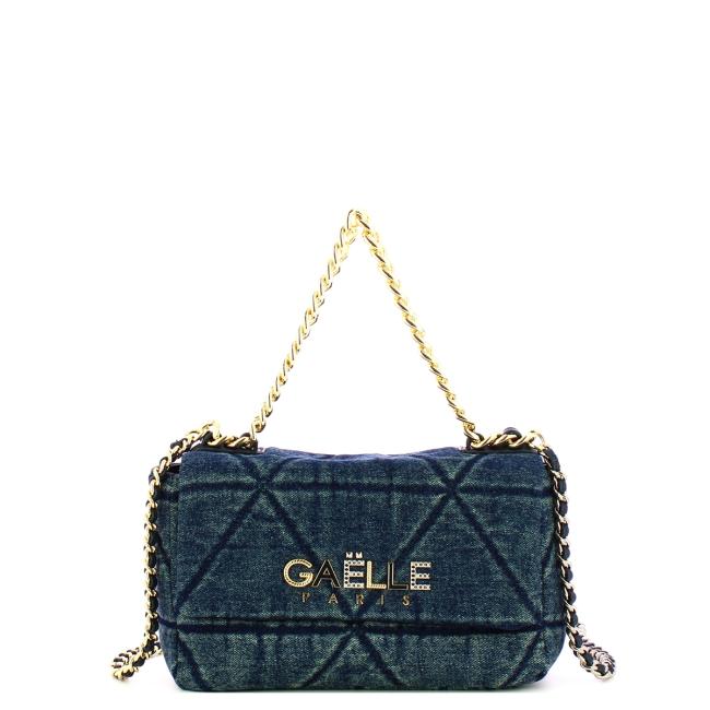 Gaëlle Borsa a spalla Regular Denim Matelassé Blue - 1