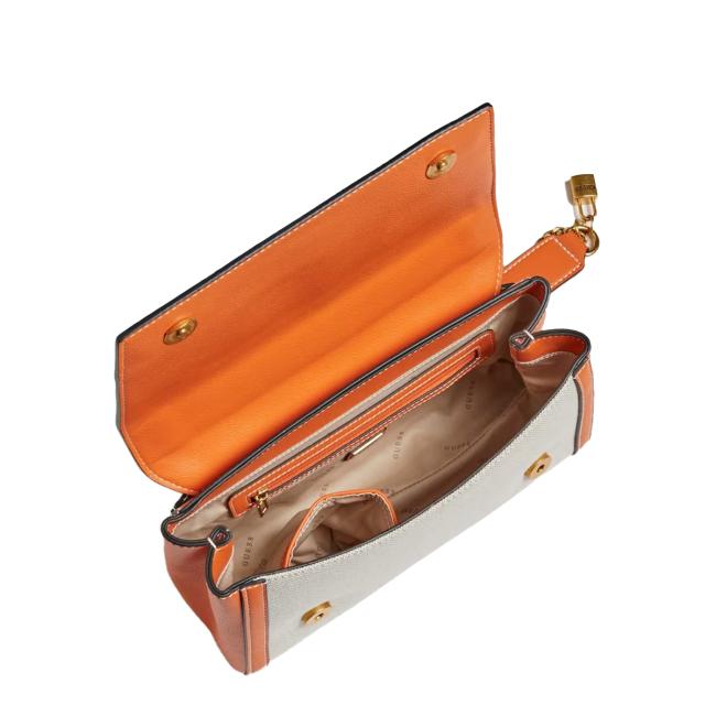 Guess Borsa a spalla Katey Natural Orange - 2