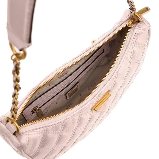 Guess Borsa a spalla Giully trapuntata Light Rose - 3