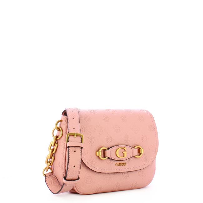 Guess Borsa a tracolla Izzy Peony Apricot Rose Logo - 2