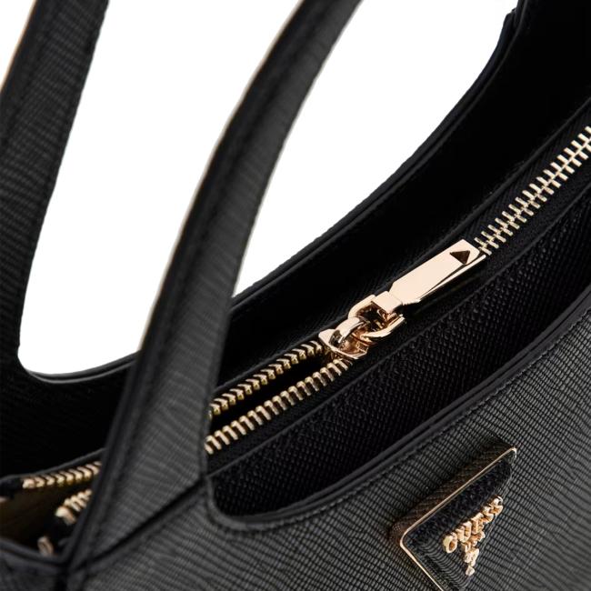 Guess Borsa a mano Hobo Eco Jazlynn Black - 4