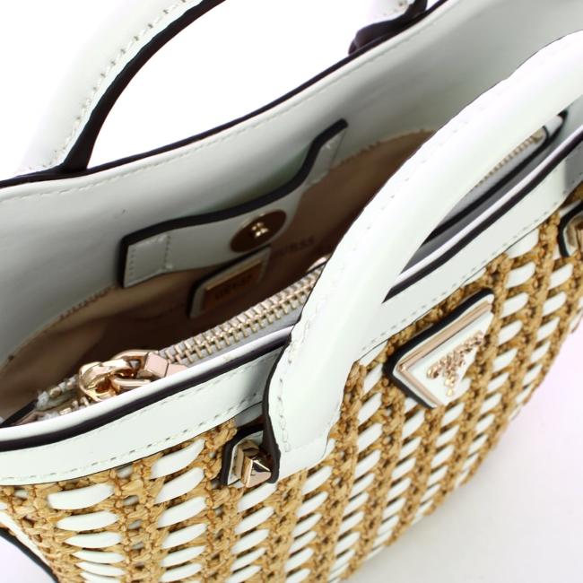 Guess Borsa a mano Atalia Mini Tote Natural White - 5