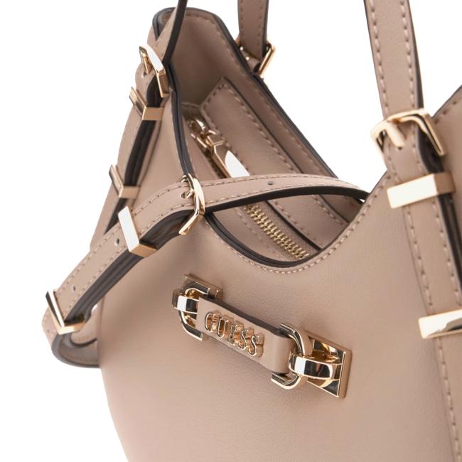 Guess Borsa a mano Lefia Small Simply Taupe - 3