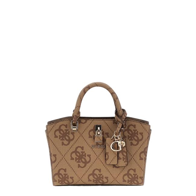 Guess Mini Borsa a mano Queensland Latte Logo - 1