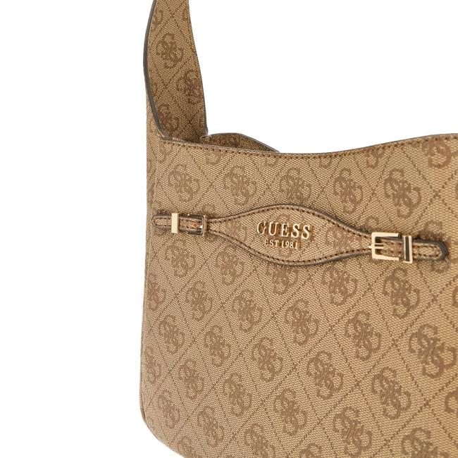 Guess Hobo Bag Mini Katya Latte Logo - 3