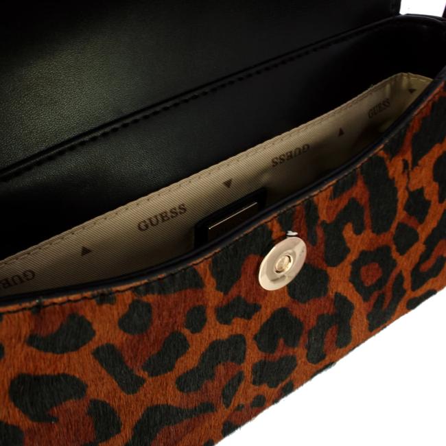 Guess Borsa a spalla Domitilla Leopard - 4