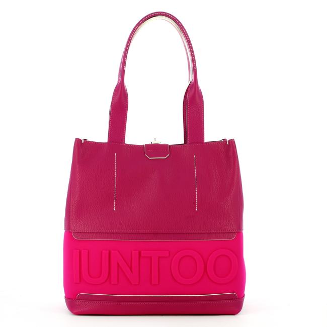 Iuntoo Shopper Media con logo in rilievo Pratica - 1