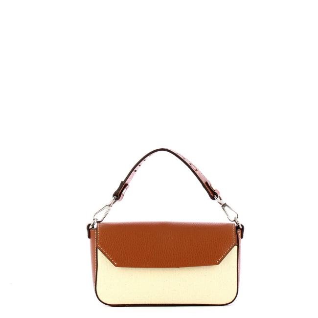 Iuntoo Mini Borsa a mano Essenziale Cuoio Naturale - 1