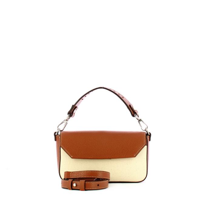 Iuntoo Mini Borsa a mano Essenziale Cuoio Naturale - 4