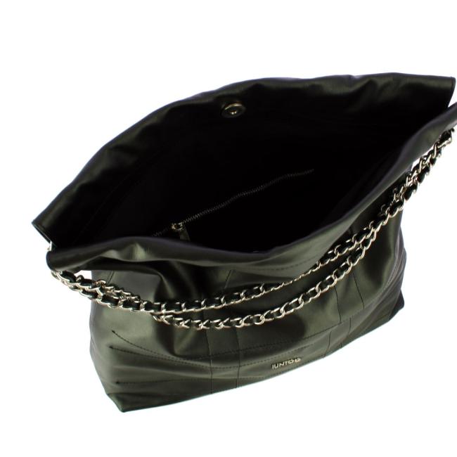Iuntoo Borsa a spalla Grande Accattivante Nero - 5