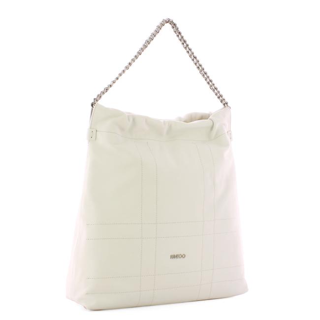 Iuntoo Borsa a spalla Grande Magnetica Bianco - 2
