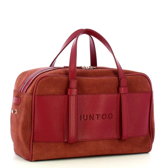 Iuntoo Bauletto Piccolo Camoscio Bordeaux - 2