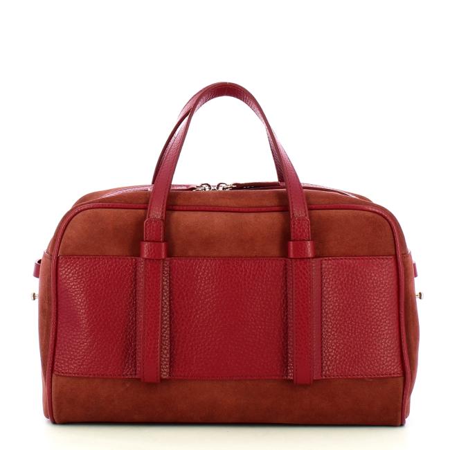 Iuntoo Bauletto Piccolo Camoscio Bordeaux - 3
