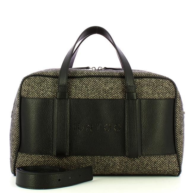 Iuntoo Bauletto Grande Spigato Nero - 4