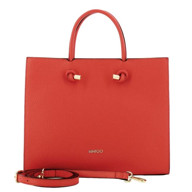 Iuntoo Borsa a mano Grande Nodo Armonia Arancio - 4