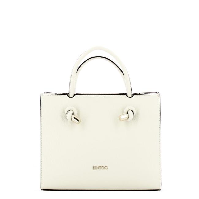Iuntoo Borsa a mano Piccola Nodo Armonia Bianco - 1