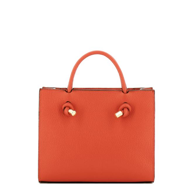 Iuntoo Borsa a mano Piccola Nodo Armonia Arancio - 3