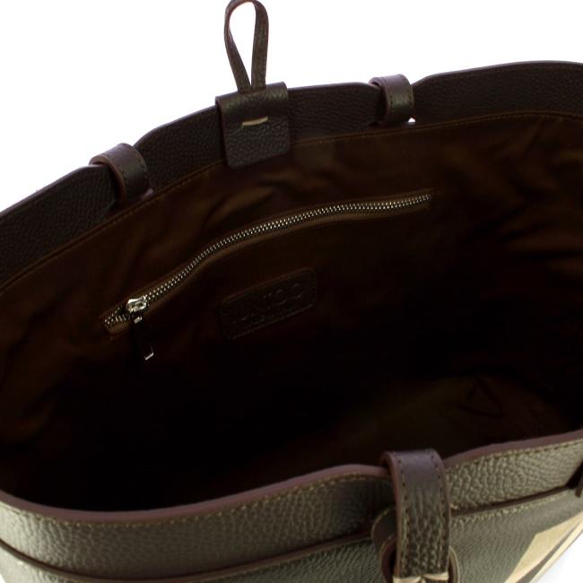 Iuntoo Shopping Sibilla Media Intarsio Cioccolato Taupe - 4