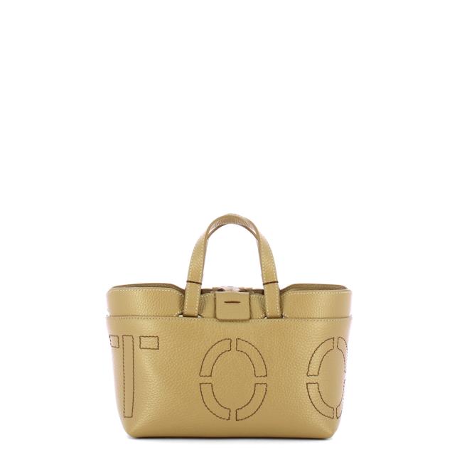 Iuntoo Shopping Sibilla Mini Impunture Grigio Fossile - 3