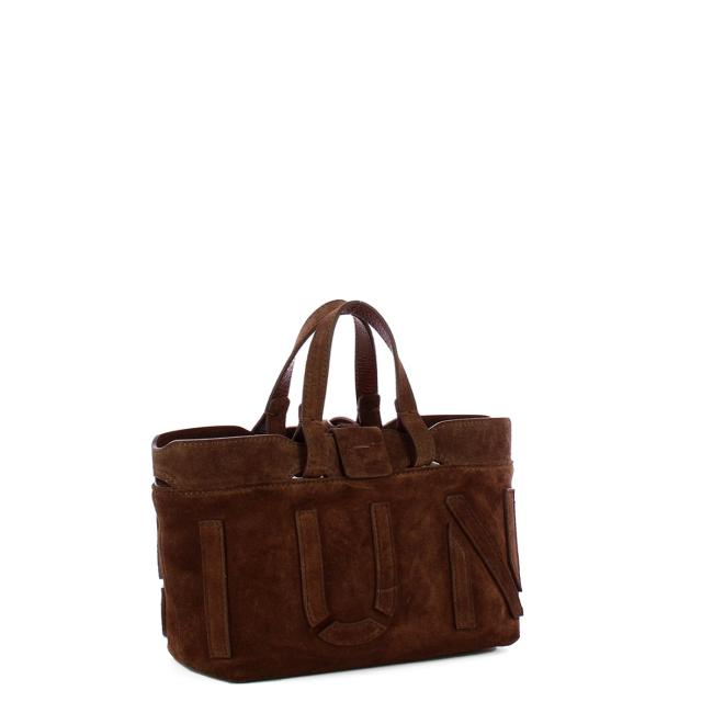 Iuntoo Shopping Sibilla Mini Camoscio Testa Moro - 2