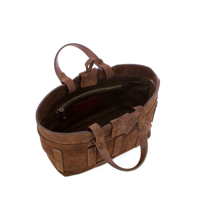 Iuntoo Shopping Sibilla Mini Camoscio Testa Moro - 5