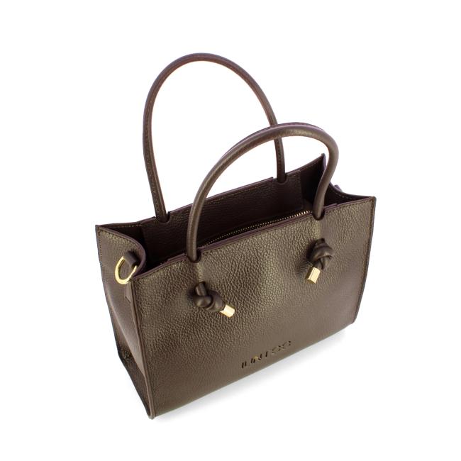Iuntoo Borsa a mano Piccola Nodo Armonia Cioccolato - 5