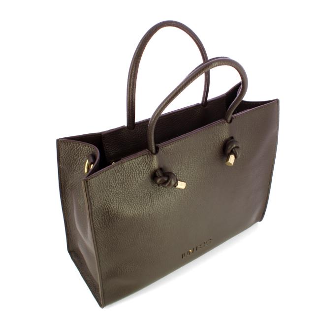Iuntoo Borsa a mano Nodo Armonia Grande Cioccolato - 5