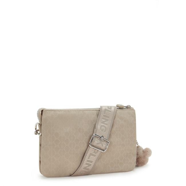 Kipling Tracolla Riri Zip Glorious Beige Silver - 3