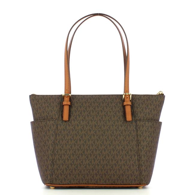 Michael Kors Borsa a spalla Jet Set logata Bronzo Acorn - 3