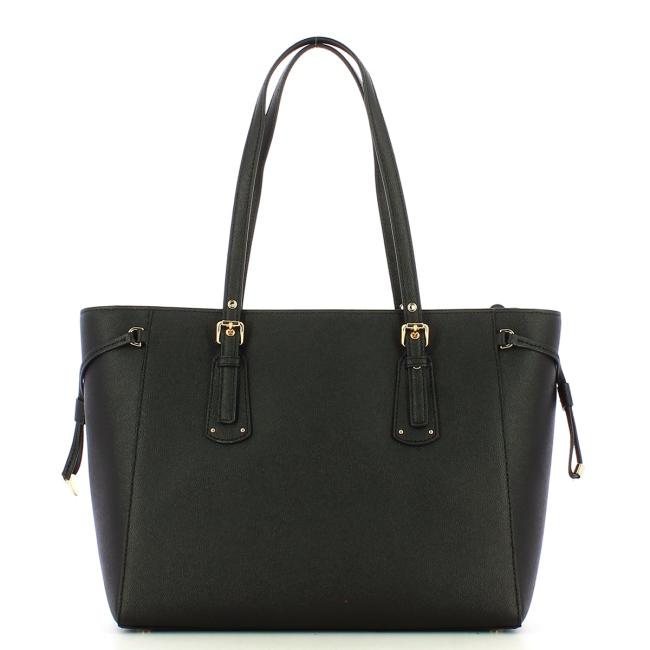 Michael Kors Borsa a spalla Voyager Medium Gold Black - 3