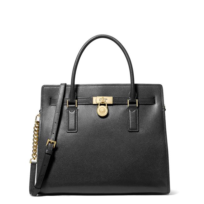 Michael Kors Borsa a mano Hamilton Moderne Large Black - 1